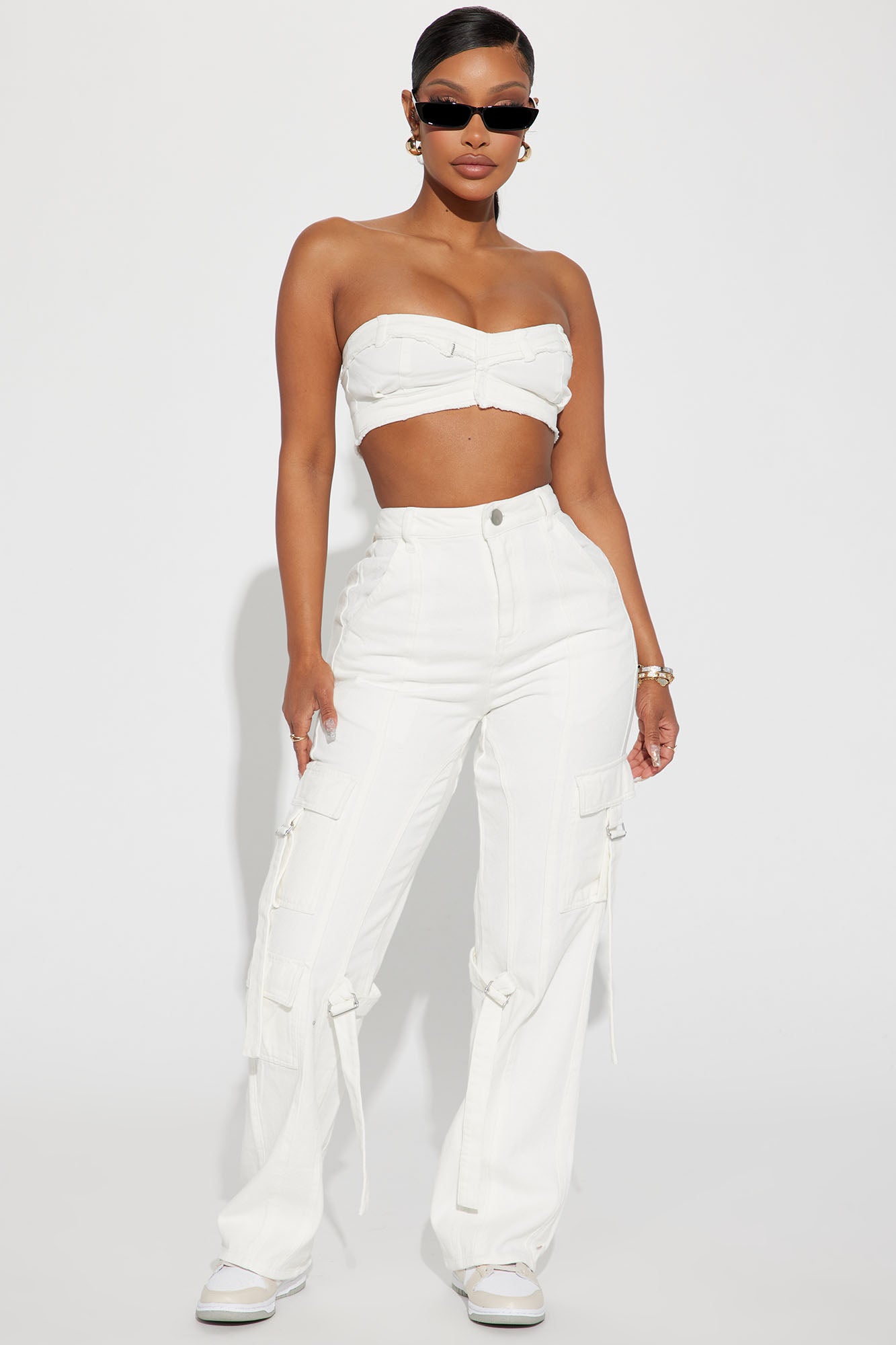 Non stretch white best sale jeans