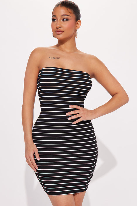 Fashion nova top strapless dress