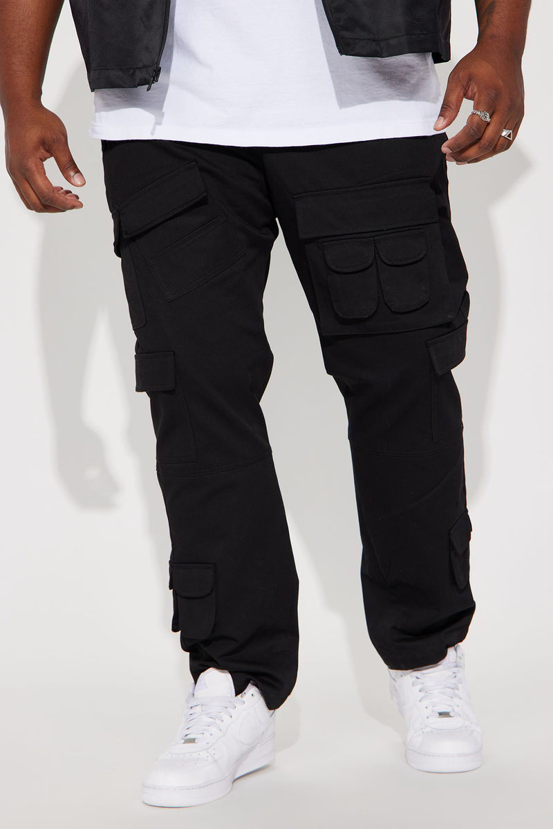 On So Many Levels Cargo Pants - Black | Fashion Nova, Mens Pants ...