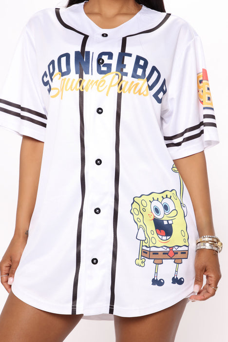 Spongebob SquarePants Men's Baseball Jersey, Sizes S-xl, White