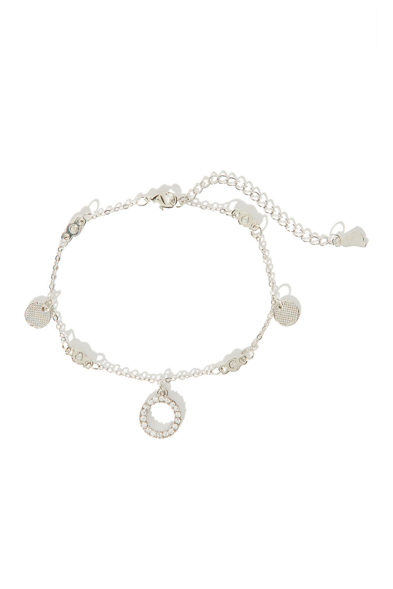 Road To Riches Anklet Silver Fashion Nova, Jewelry Fashion Nova