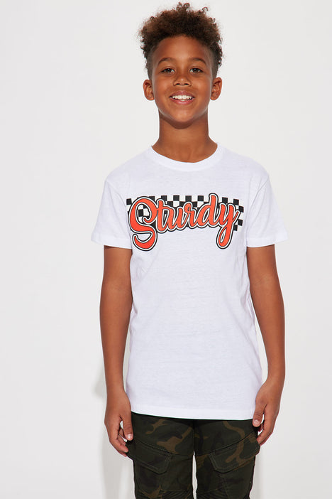 Mini Get Sturdy Short Sleeve Tee White