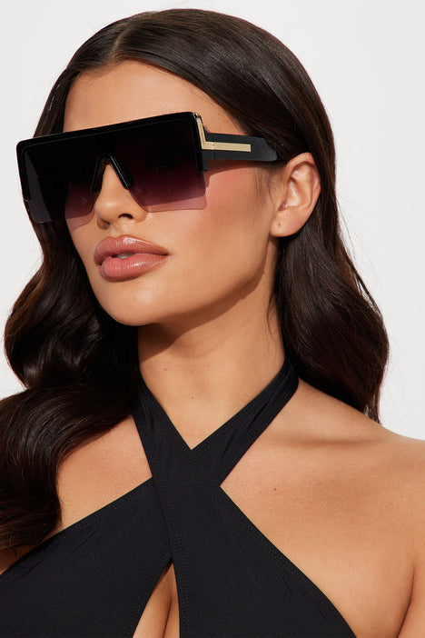 Black baddie sunglasses clearance