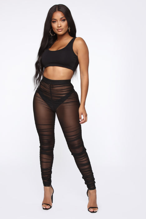 Fashion nova mesh leggings store