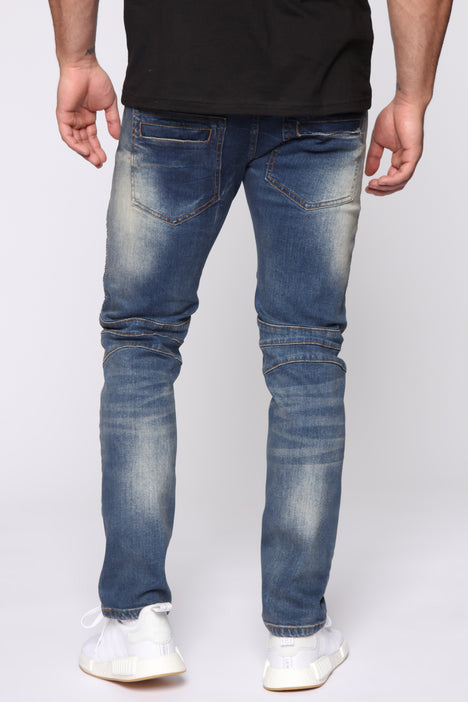 Tyrelle moto jeans hotsell
