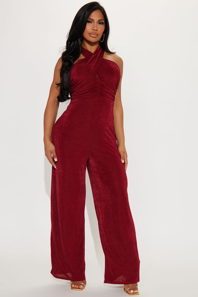 Red slinky best sale jumpsuit
