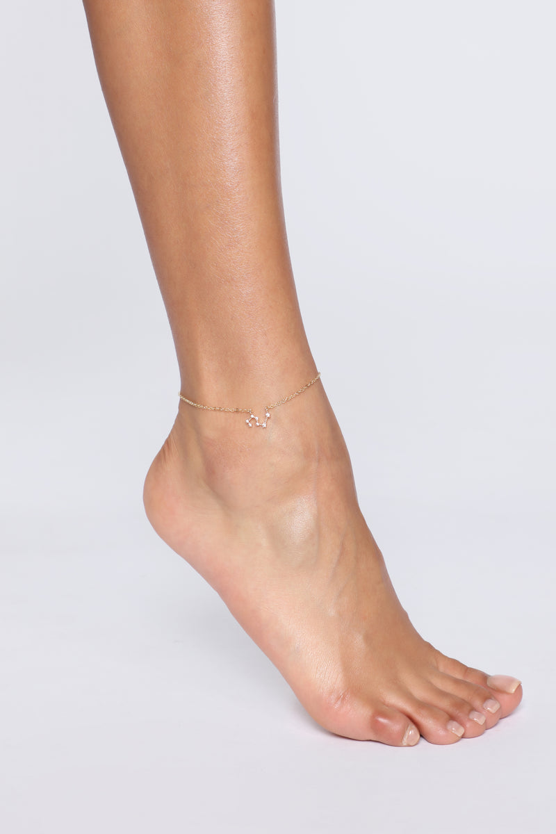 Leo ankle bracelet clearance