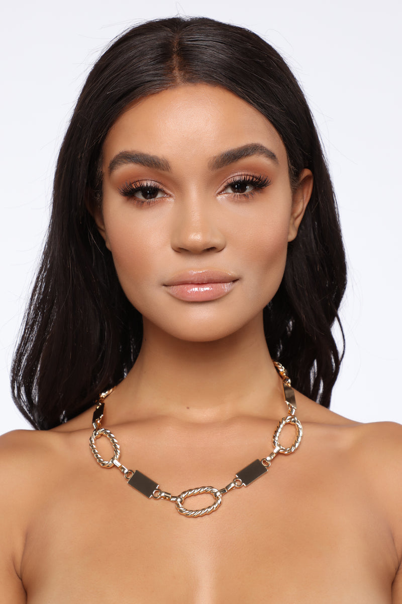 Chained Together Necklace Gold Fashion Nova, Jewelry Fashion Nova