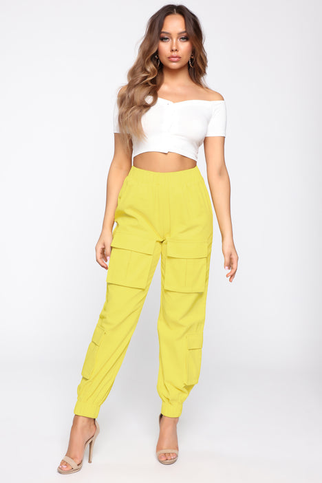 New Moves Cargo Pants Yellow Fashion Nova Pants Fashion Nova