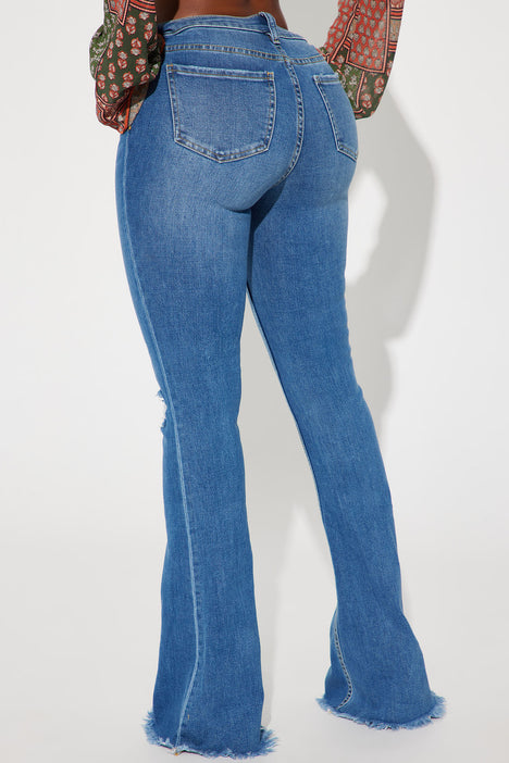 Fashion nova hot sale flare jeans