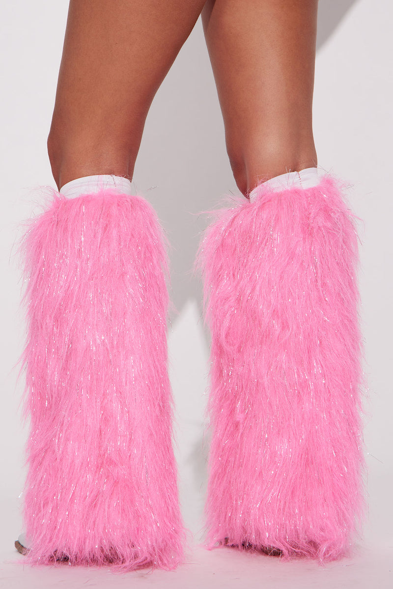 Dance For Me Fuzzy Leg Warmers Pink Fashion Nova, Festival