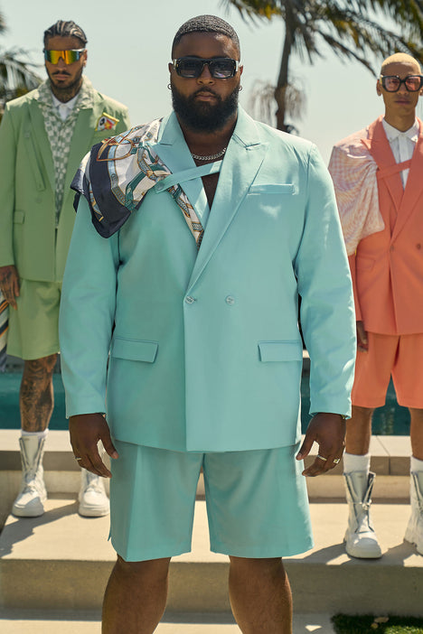 Blue deals suit shorts