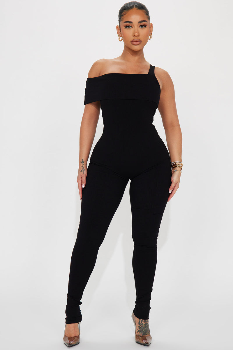 Giuliana Light Snatched Jumpsuit - Black | Fashion Nova, Jumpsuits ...