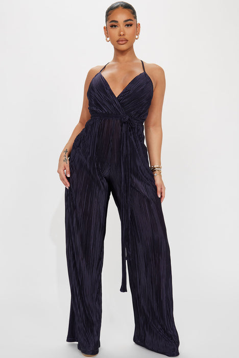 Fashion nova navy blue jumpsuit store