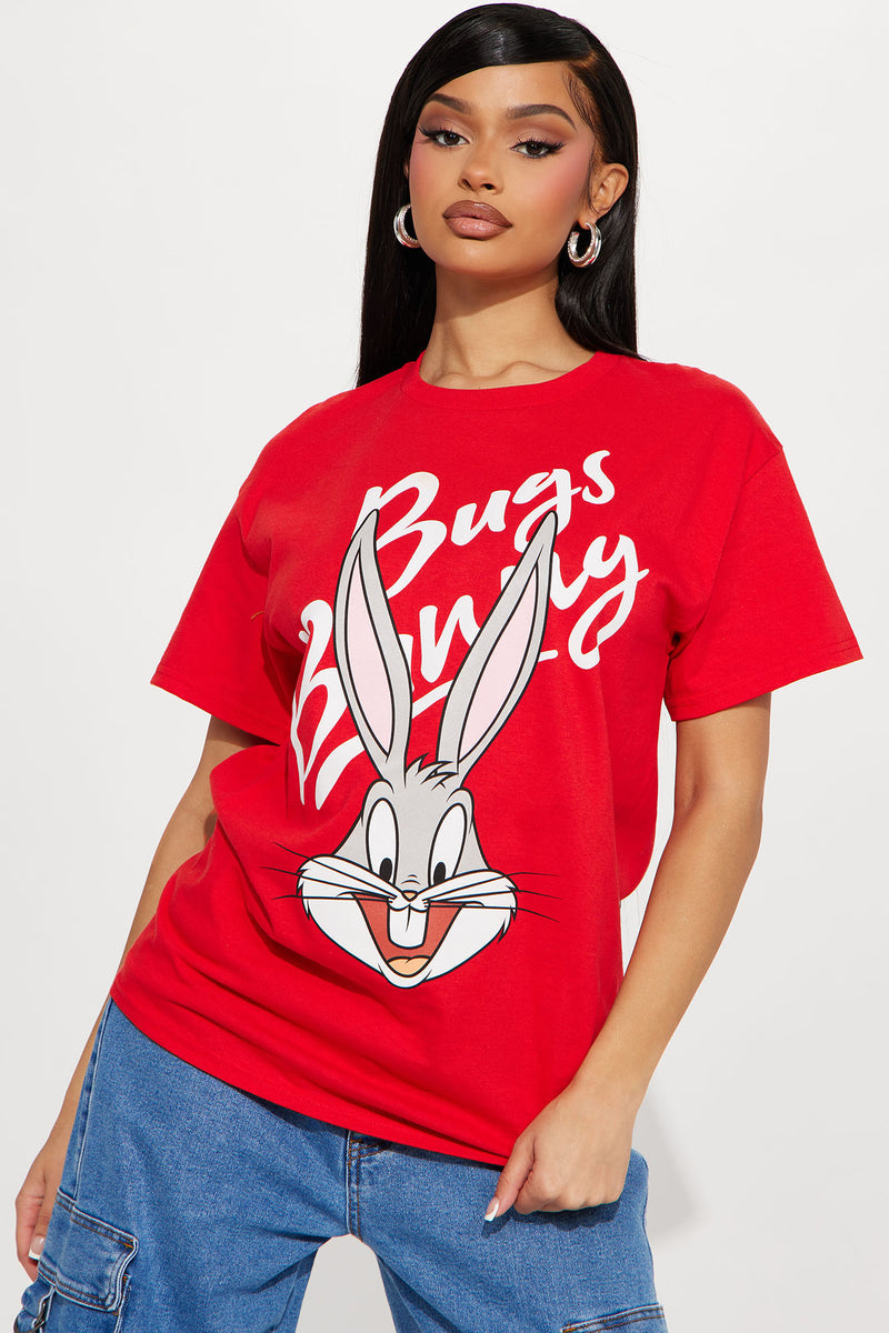 Bugs Bunny Graphic T-Shirt - Red