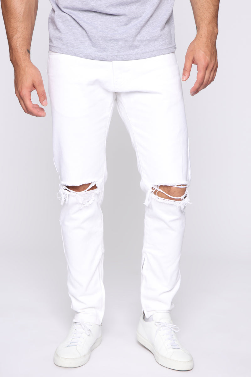 Quentin Skinny Jeans - White | Fashion Nova, Mens Jeans | Fashion Nova