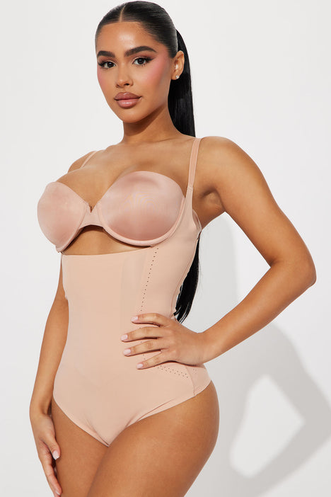 Sculpting Panel Microfiber Laser Shapewear Bodysuit - Mocha, Fashion Nova,  Lingerie & Sleepwear