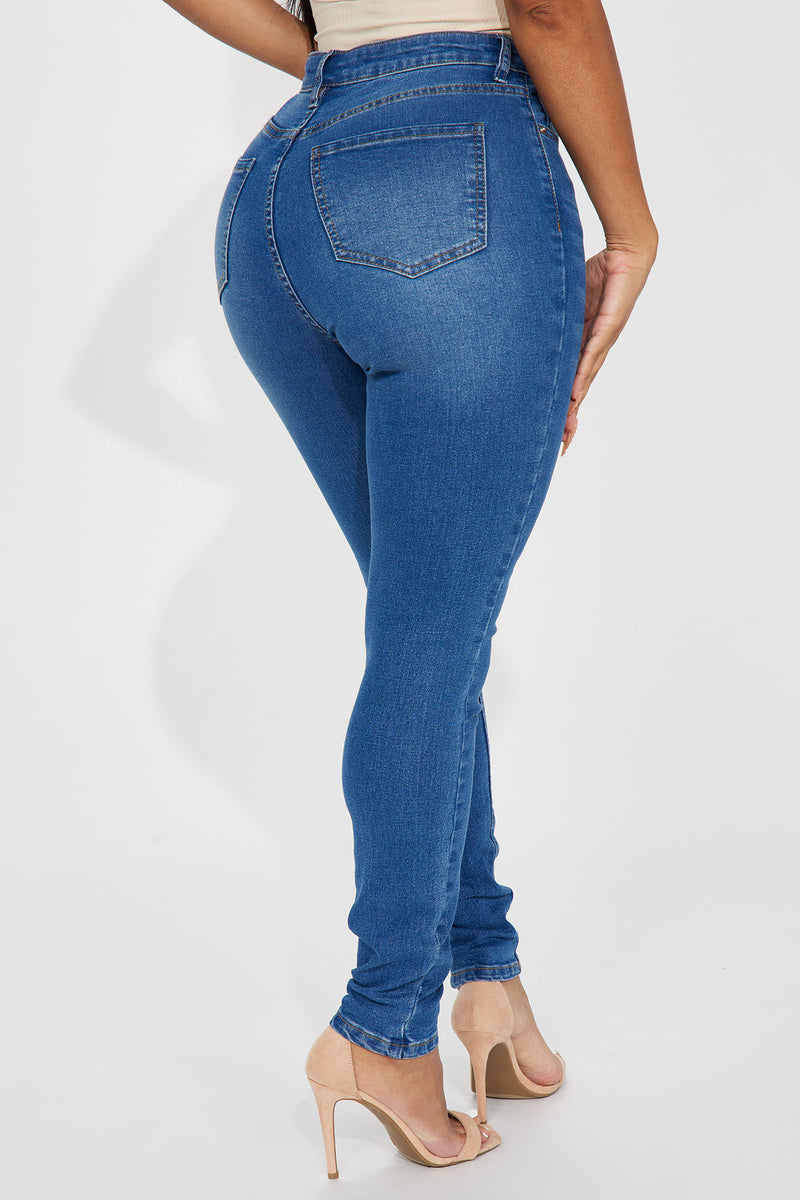 Amara High Rise Stretch Skinny Jeans - Medium Wash | Fashion Nova ...