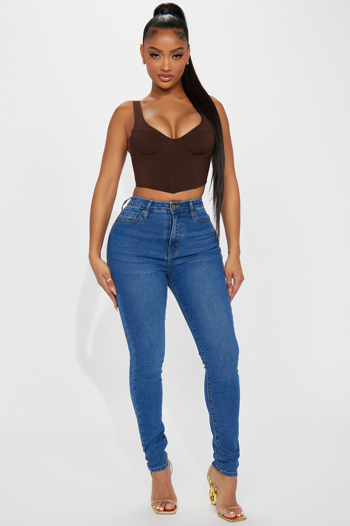 Mid rise hotsell stretch skinny pant