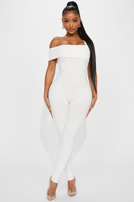 Fashion nova hot sale ivory jumpsuit
