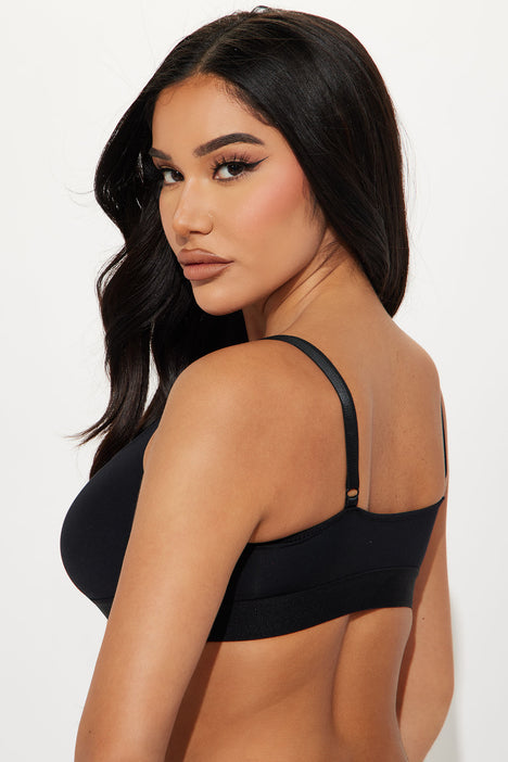 Lazy Daydream Scoop Bralette - Black