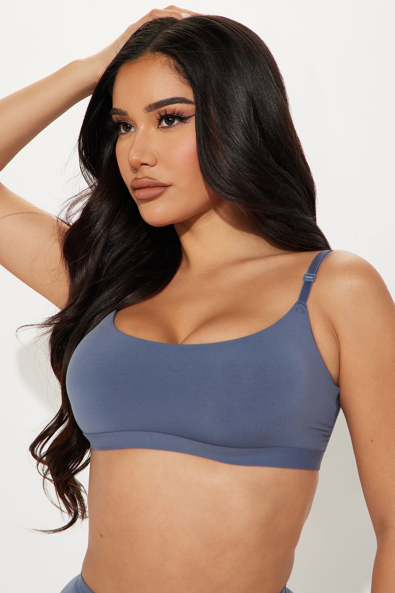 Favorite Feeling Super Soft Scoop Bralette - Slate Grey