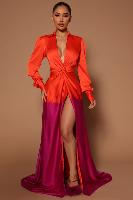 Fashion nova ombre dress sales