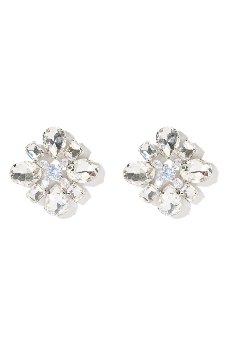 Always Flourishing Earrings Silver Fashion Nova, Jewelry Fashion Nova