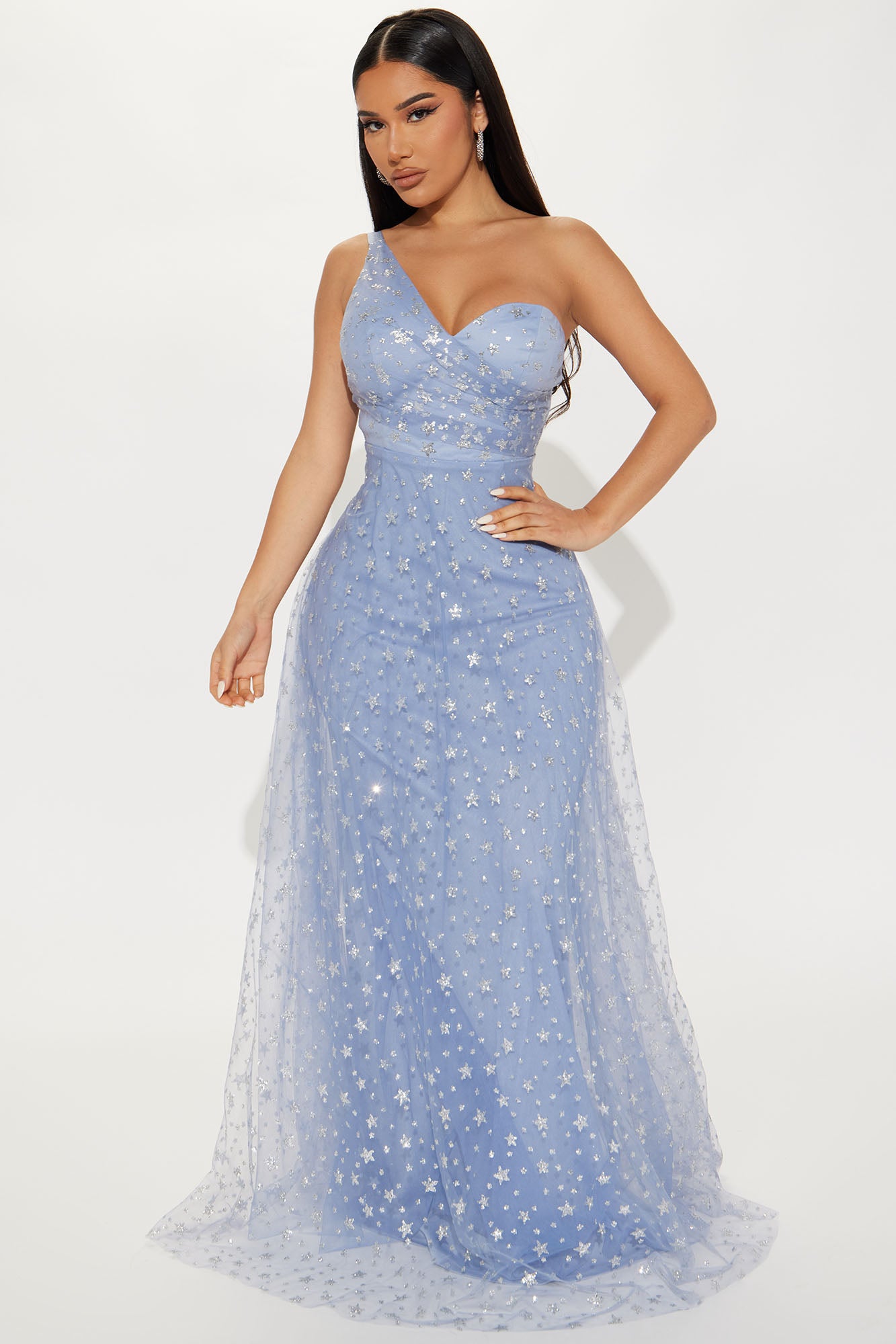 20+ Light Blue Sequin Prom Dress