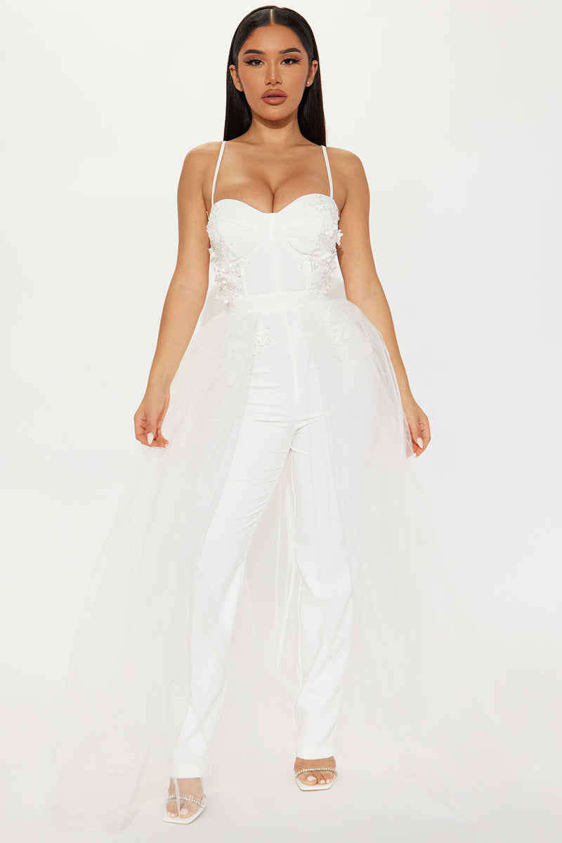 Here Comes The Bride Jumpsuit - White | Fashion Nova, Jumpsuits ...