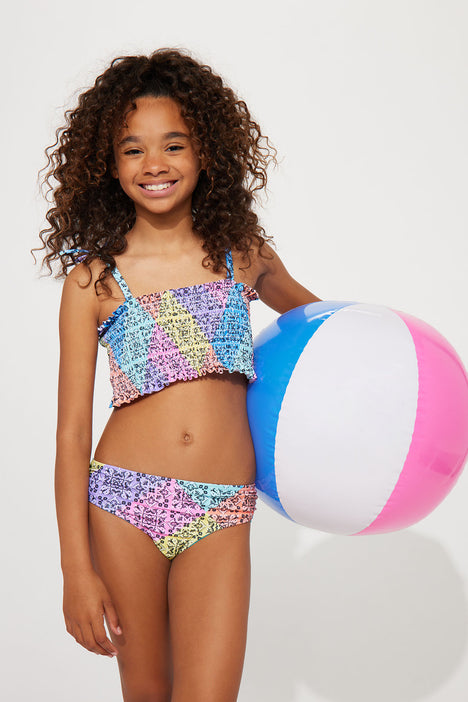 Mini Festival Chilling Two Piece Swimsuit Multi Color