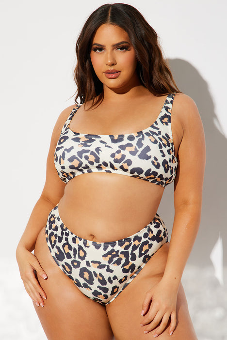 Heidi Highwaist 2 Piece Bikini Leopard