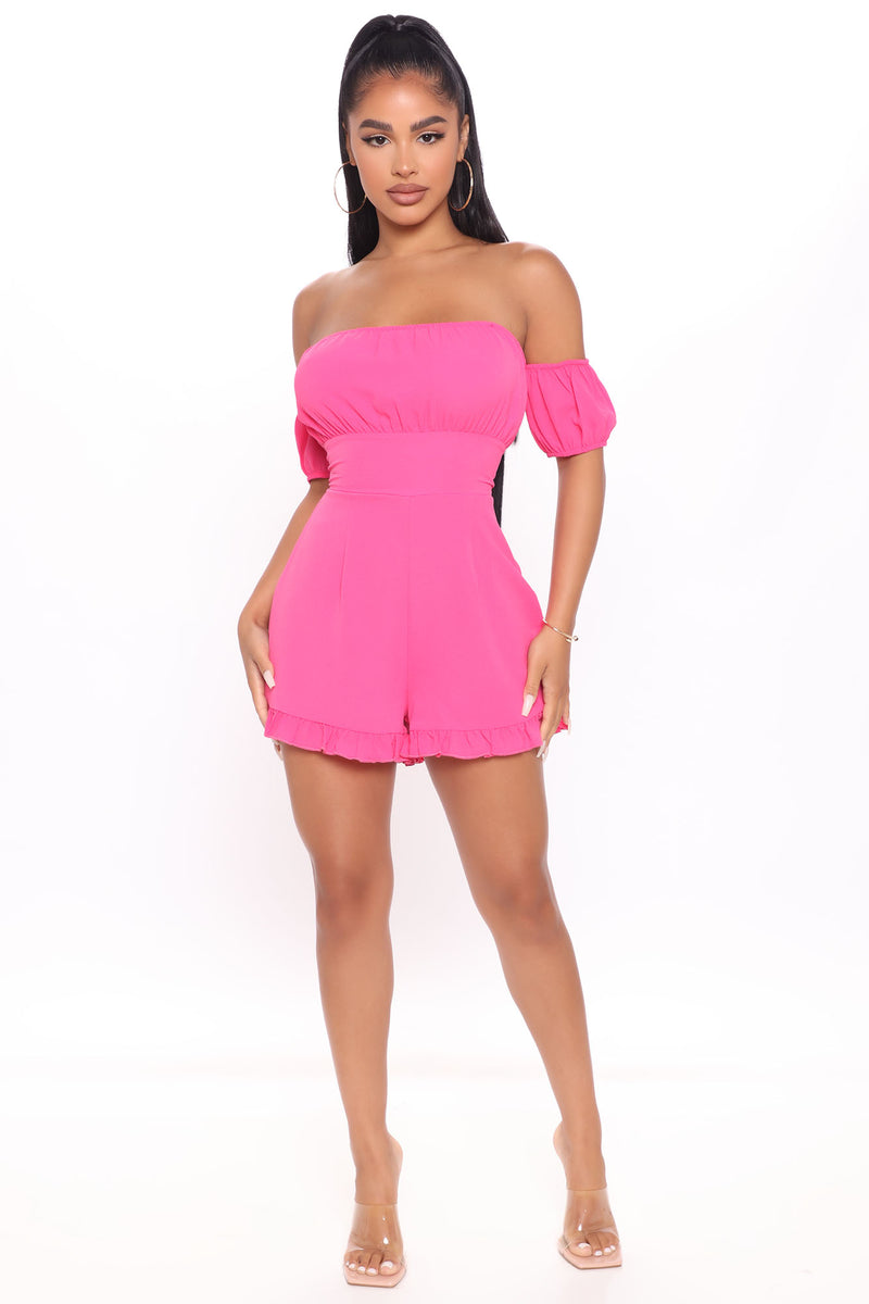 Brunch Days Romper - Fuchsia | Fashion Nova, Rompers | Fashion Nova