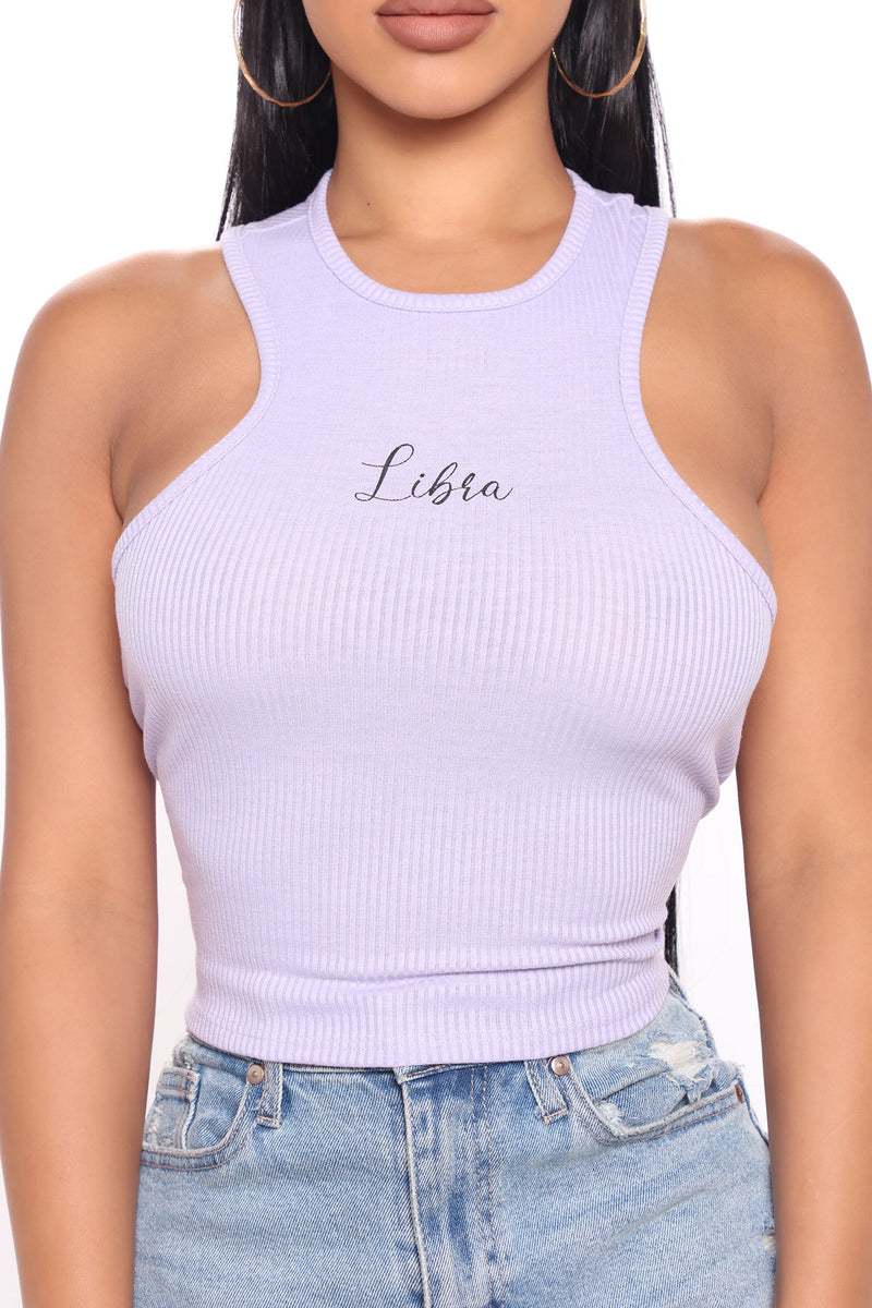 Libra Sign Tank Top - Lavender | Fashion Nova, Screens Tops and Bottoms ...
