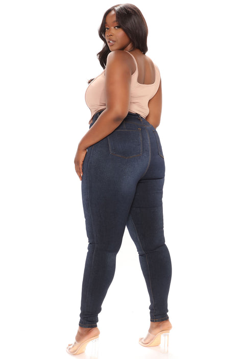 Tall Eva Super Soft Curvy Skinny Jean Dark Fashion Nova Jeans