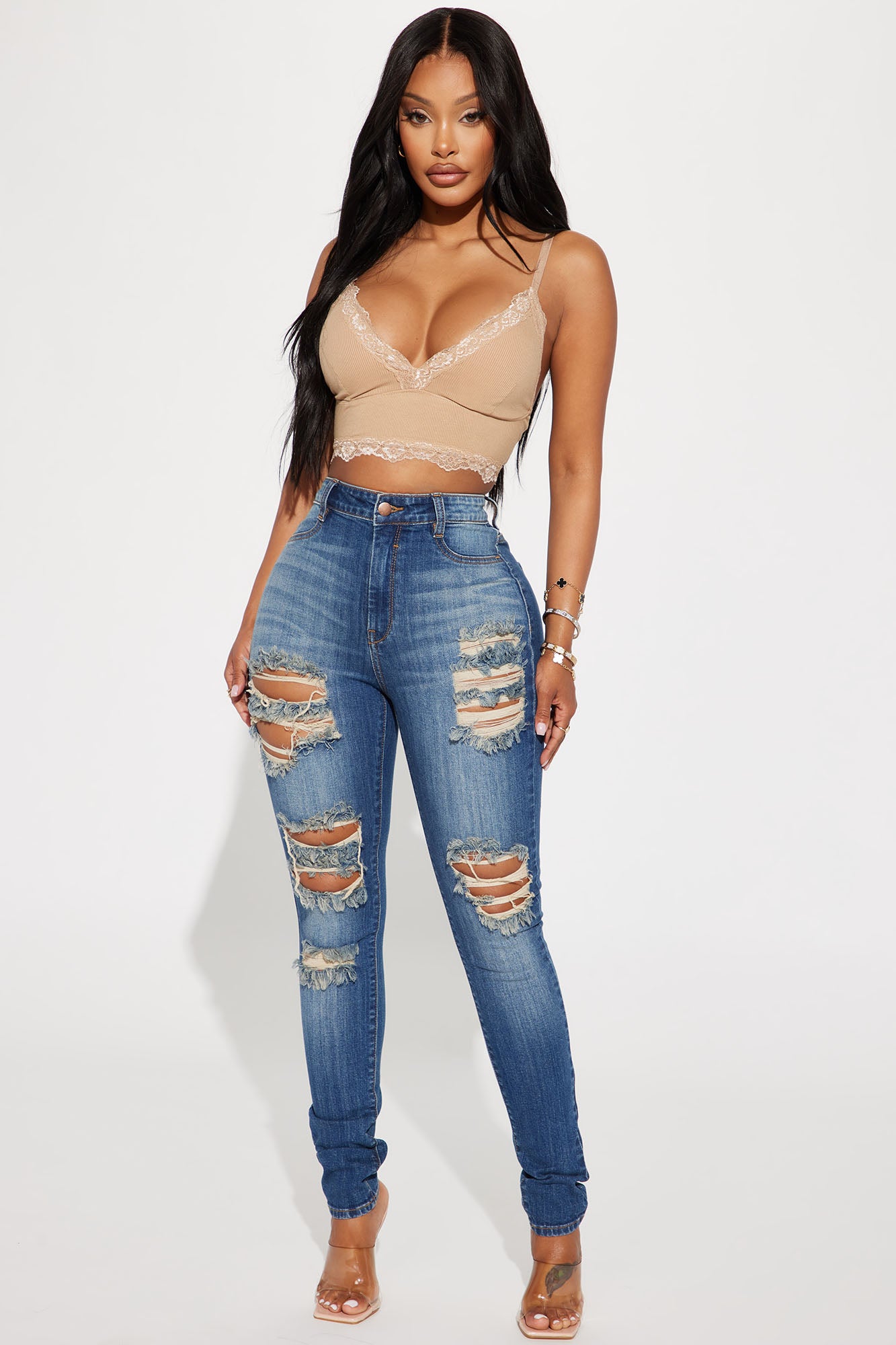Fashion nova jeans hotsell stretch