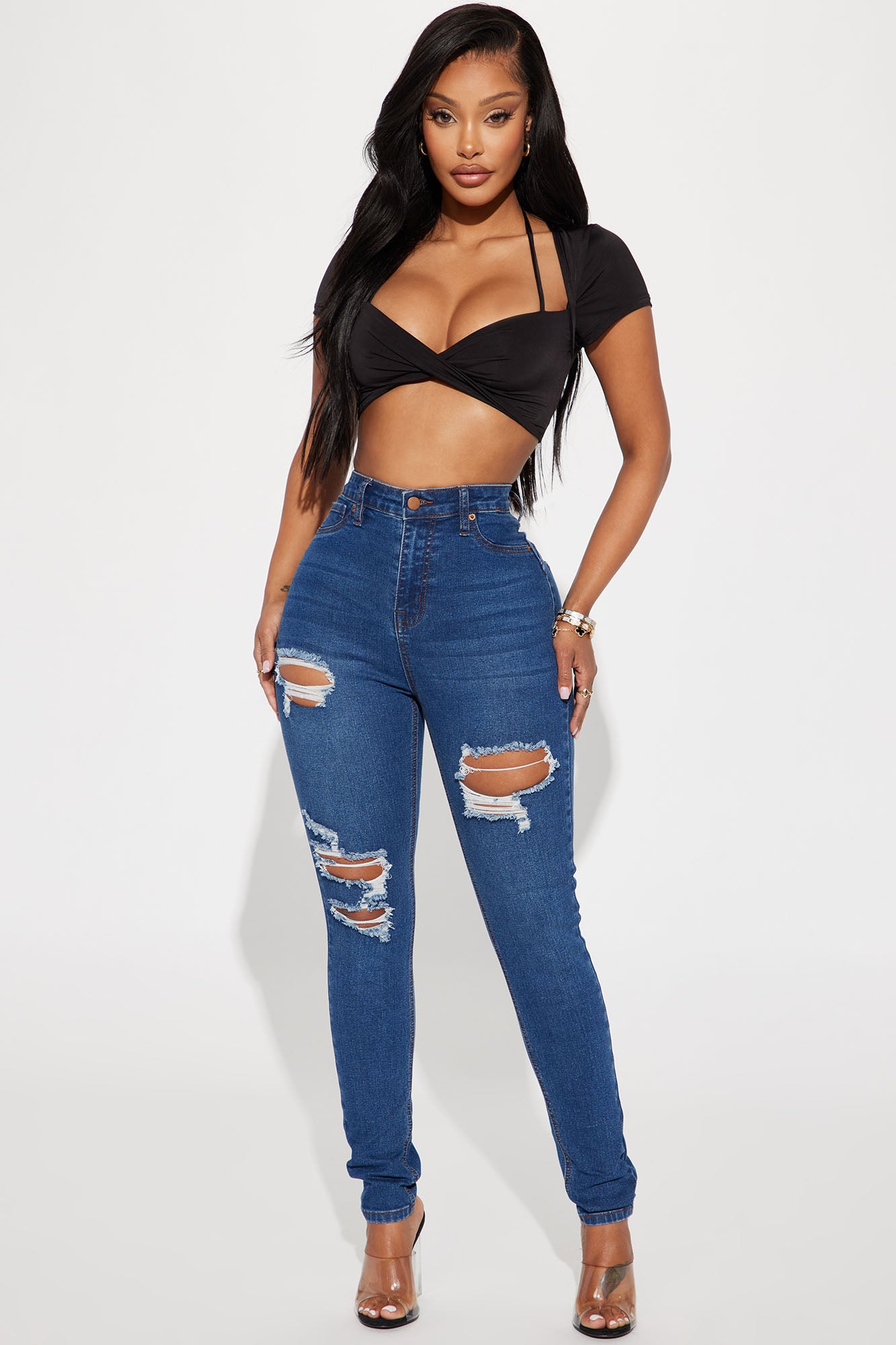 Jeans ripped under bum fashion nova clearance