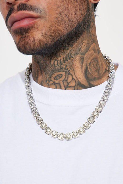 Ice top necklace mens