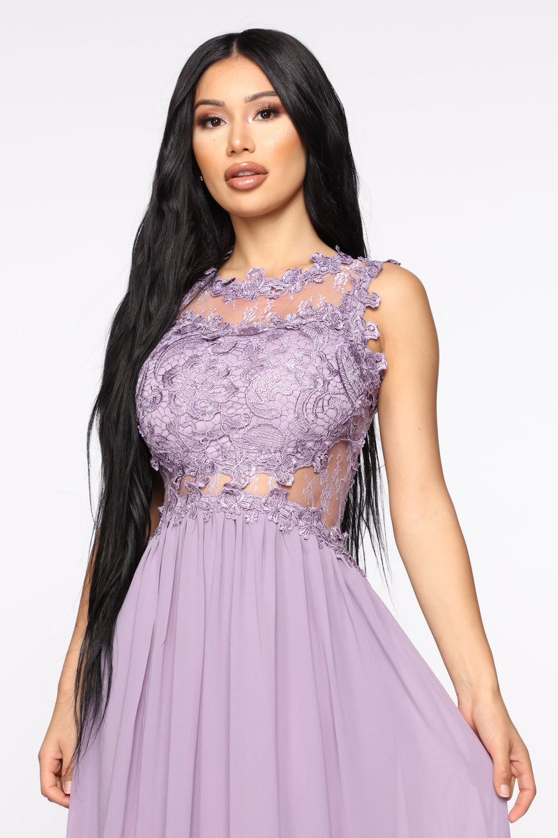 Halley Lace Maxi Dress Lilac Fashion Nova, Dresses Fashion Nova
