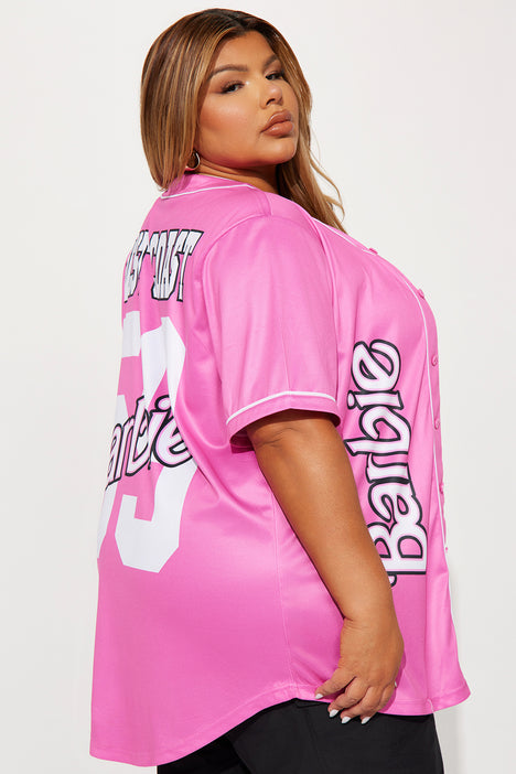 Barbie Costume All Over Printed Barbie Baseball Jersey Shirts