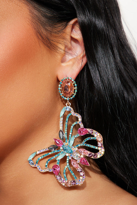 Fashion nova butterfly store earrings
