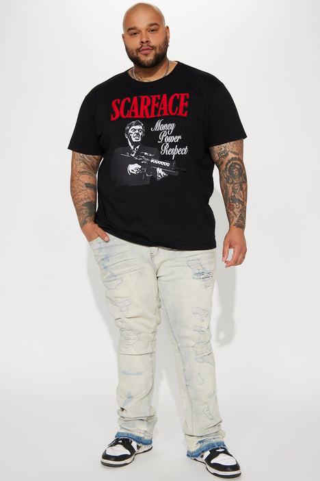 Scarface Money Power Respect Short Sleeve Tee Black