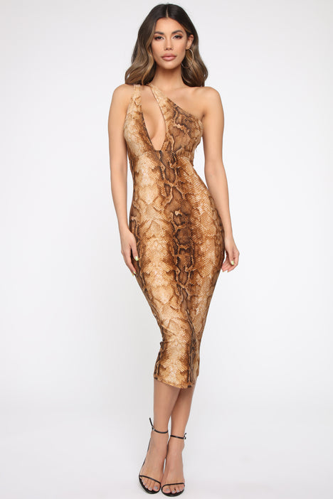 Snake dress fashion nova outlet