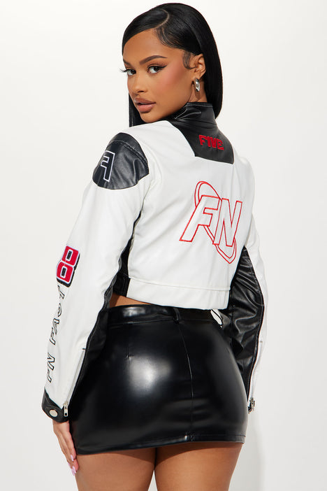 Cropped jacket fashion nova store
