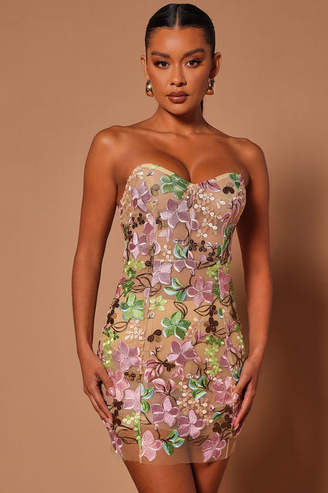 Black mesh floral embroidered strappy bodycon dress shop