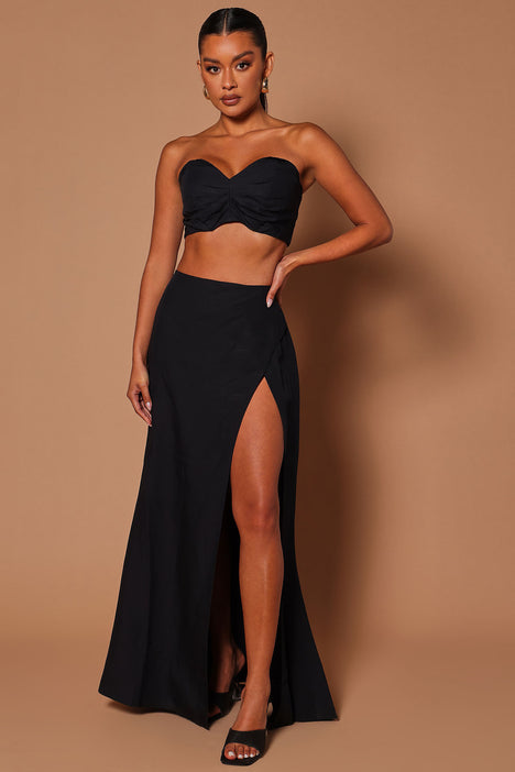 Ruched black crop top new arrivals