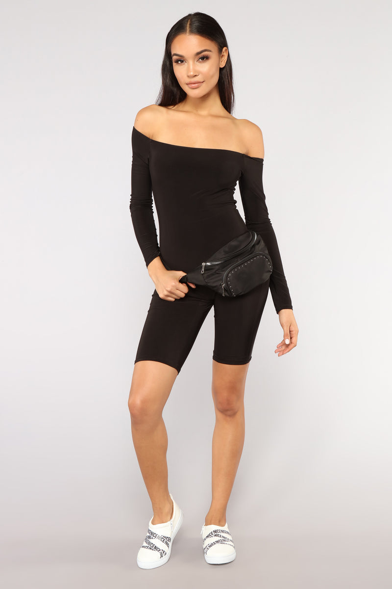 Throttle Biker Short Romper - Black | Fashion Nova, Rompers | Fashion Nova