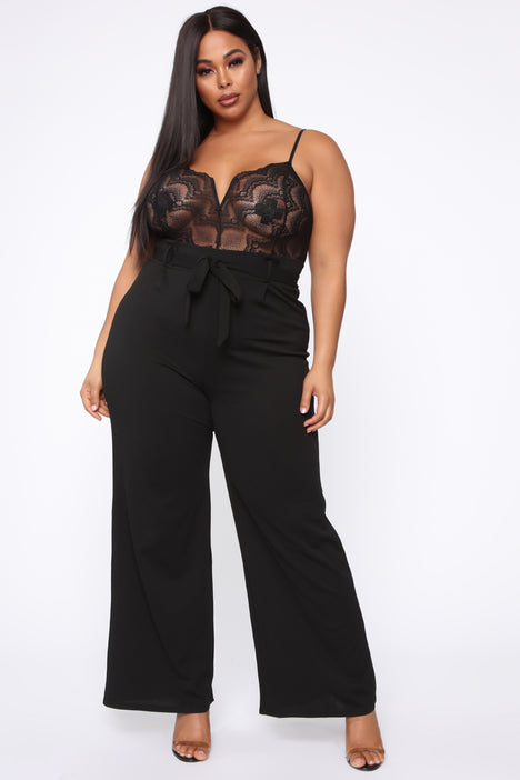 Rooftop date lace hotsell jumpsuit fashion nova