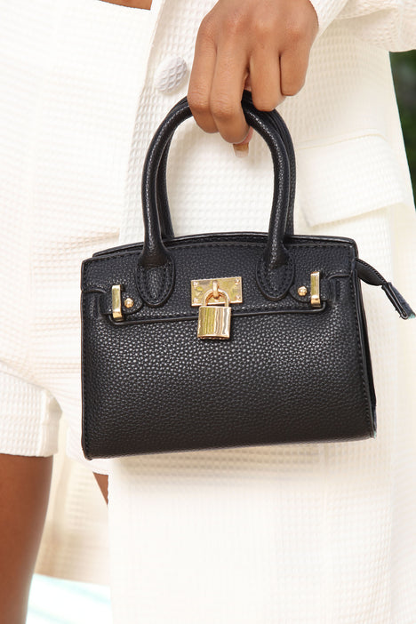Business Meetings Mini Bag Black Fashion Nova Handbags