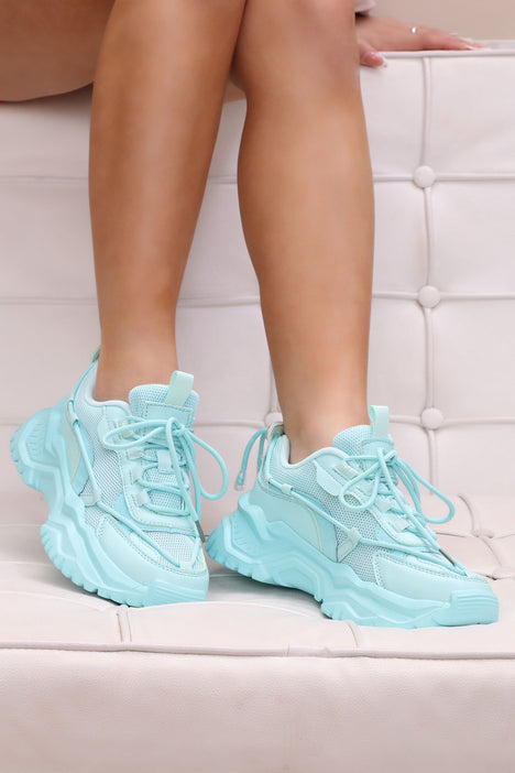 Sneakers turquoise on sale